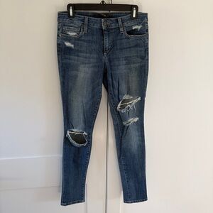 Joe's Jeans Distressed Skinny Blue Jeans